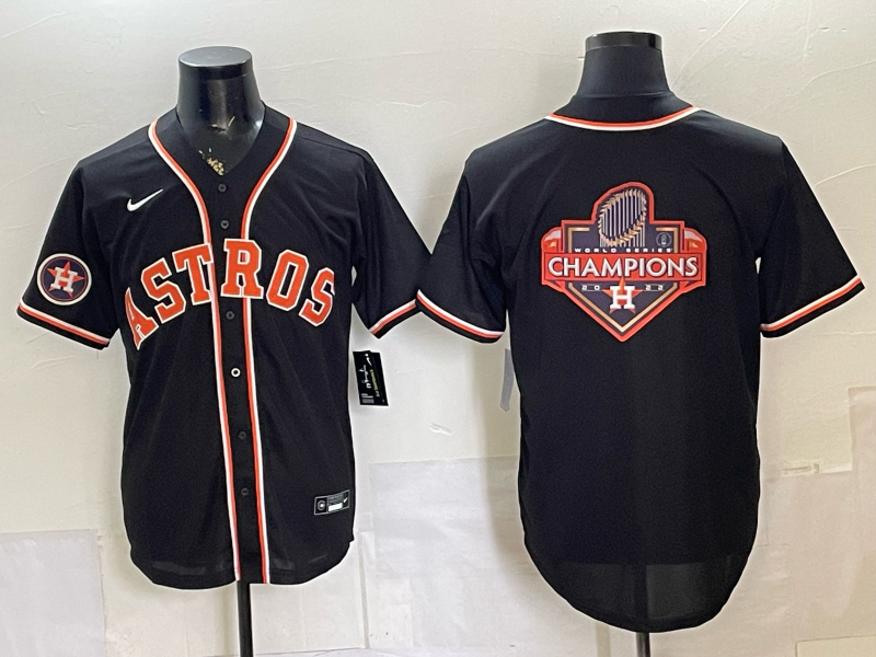 Men Houston Astros blank black 2026 MLB Jerseys 08040015->houston astros->MLB Jersey
